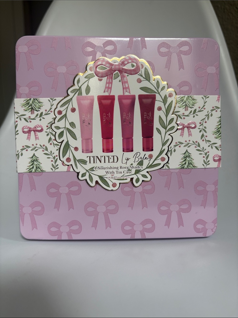 Tinted Lip Balm Set - Pink Rosy Shades